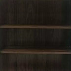 Teamson Home Donovan Gabinete de pared extraíble de dos puertas con estantes ajustables, Nogal