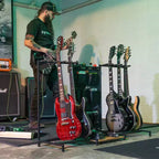 StoreYourBoard Headliner 10-Slot Guitar Rack | Negro