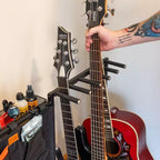 StoreYourBoard Headliner 10-Slot Guitar Rack | Negro