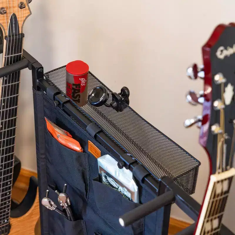 StoreYourBoard Headliner 10-Slot Guitar Rack | Negro