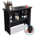 Mesa de bar plegable portátil de grado comercial para eventos en interiores y exteriores