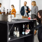 Mesa de bar plegable portátil de grado comercial para eventos en interiores y exteriores