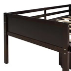 Whisen 78.5L x 79.2W Cama alta de tamaño individual con diseño moderno y dos cajas de almacenamiento