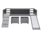 Whisen 78.5L x 79.2W Cama alta de tamaño individual con diseño moderno y dos cajas de almacenamiento