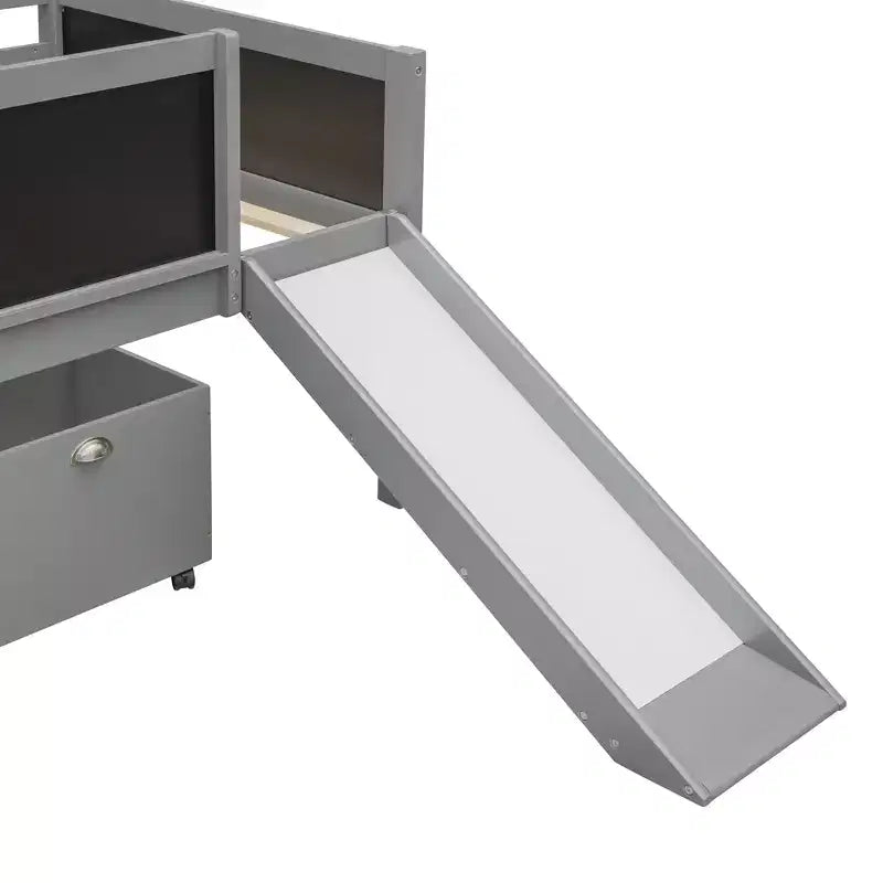 Whisen 78.5L x 79.2W Cama alta de tamaño individual con diseño moderno y dos cajas de almacenamiento
