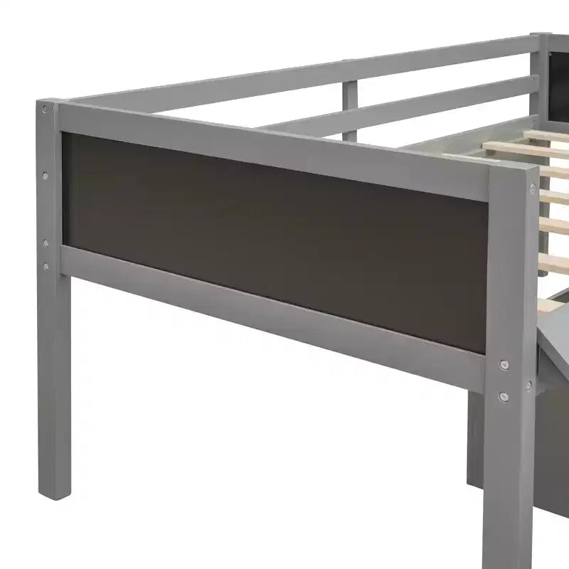 Whisen 78.5L x 79.2W Cama alta de tamaño individual con diseño moderno y dos cajas de almacenamiento