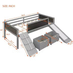 Whisen 78.5L x 79.2W Cama alta de tamaño individual con diseño moderno y dos cajas de almacenamiento