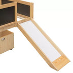 Whisen 78.5L x 79.2W Cama alta de tamaño individual con diseño moderno y dos cajas de almacenamiento