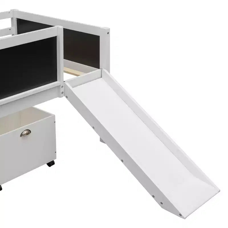 Whisen 78.5L x 79.2W Cama alta de tamaño individual con diseño moderno y dos cajas de almacenamiento