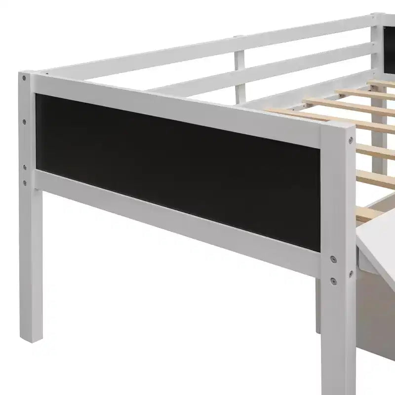 Whisen 78.5L x 79.2W Cama alta de tamaño individual con diseño moderno y dos cajas de almacenamiento