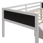 Whisen 78.5L x 79.2W Cama alta de tamaño individual con diseño moderno y dos cajas de almacenamiento
