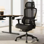 Lark, Adjustable Lumbar Office Chair,Black