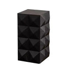 Cómoda de almacenamiento de 7 cajones, marco de metal, tapa de madera, organizador multifuncional para dormitorio