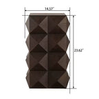 Cómoda de almacenamiento de 7 cajones, marco de metal, tapa de madera, organizador multifuncional para dormitorio