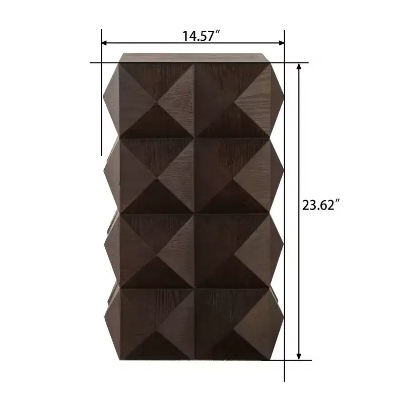Cómoda de almacenamiento de 7 cajones, marco de metal, tapa de madera, organizador multifuncional para dormitorio