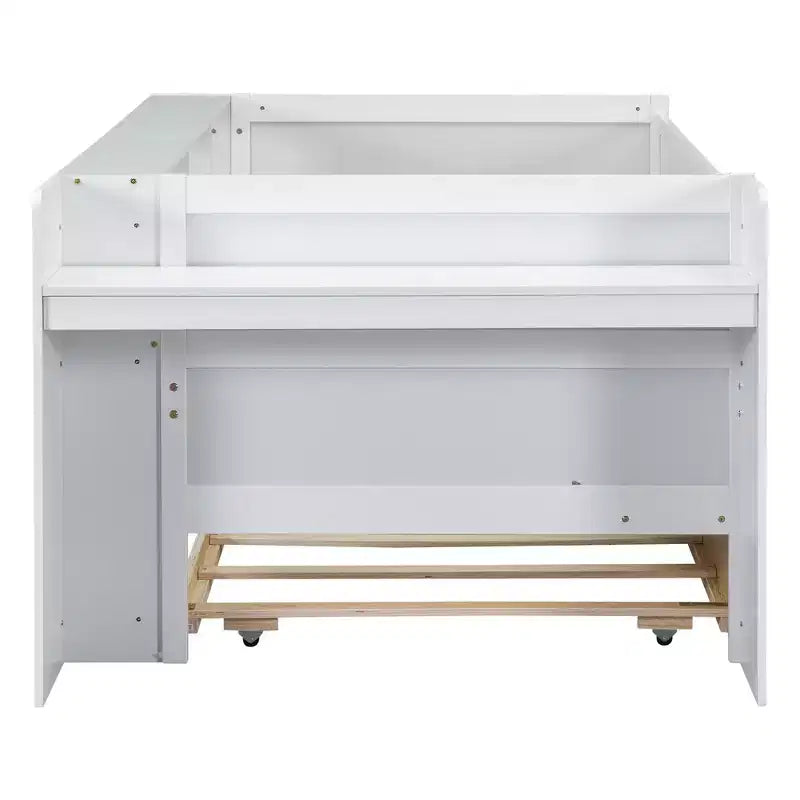 Cama Nido Twin con Cajones, Nido, Cabecero, Mesa de Almacenamiento, Carga USB