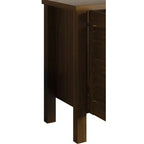 Consola para TV de 60" con puertas de armario de persiana y estantes abiertos