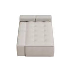Sofá cama multifuncional convertible de 79" con cojín de espuma