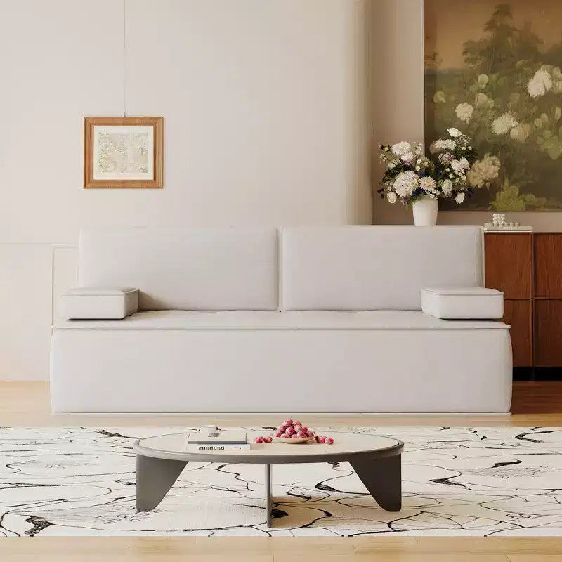 Sofá cama multifuncional convertible de 79" con cojín de espuma
