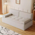 Sofá cama multifuncional convertible de 79" con cojín de espuma