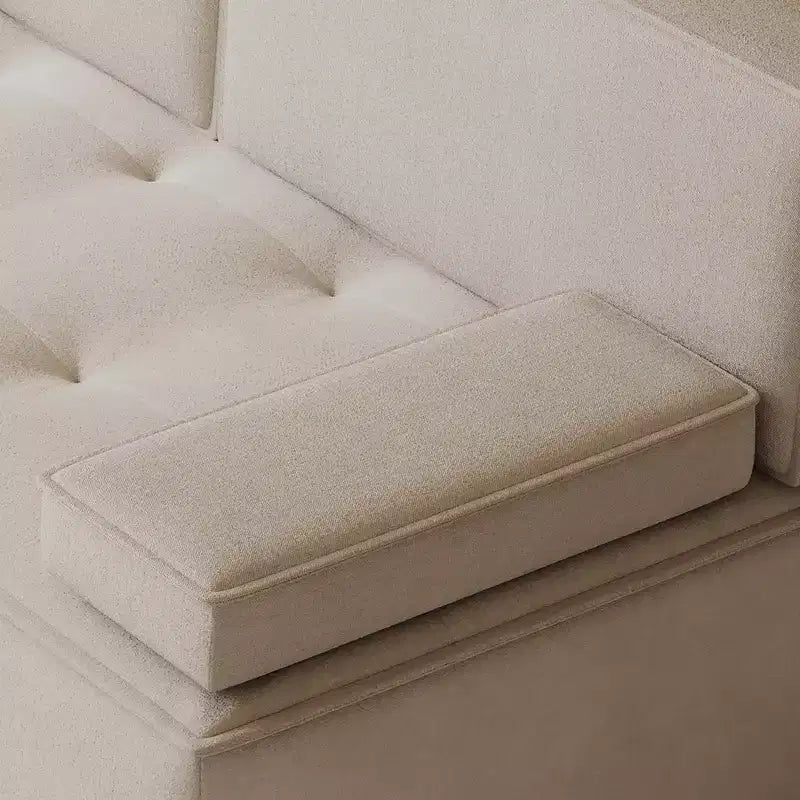 Sofá cama multifuncional convertible de 79" con cojín de espuma