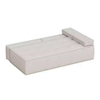 Sofá cama multifuncional convertible de 79" con cojín de espuma