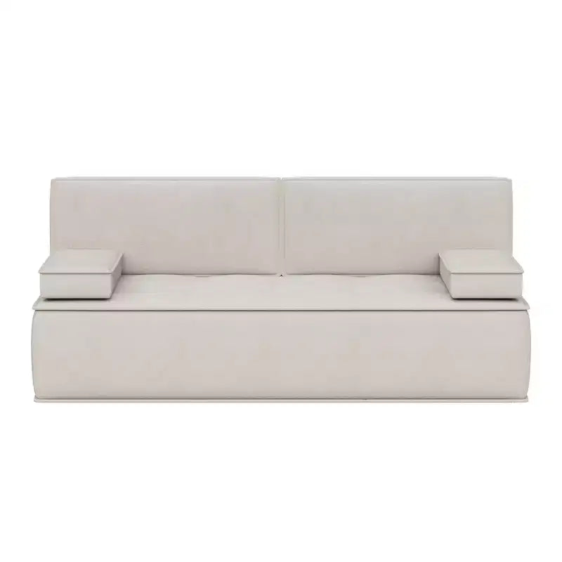 Sofá cama multifuncional convertible de 79" con cojín de espuma
