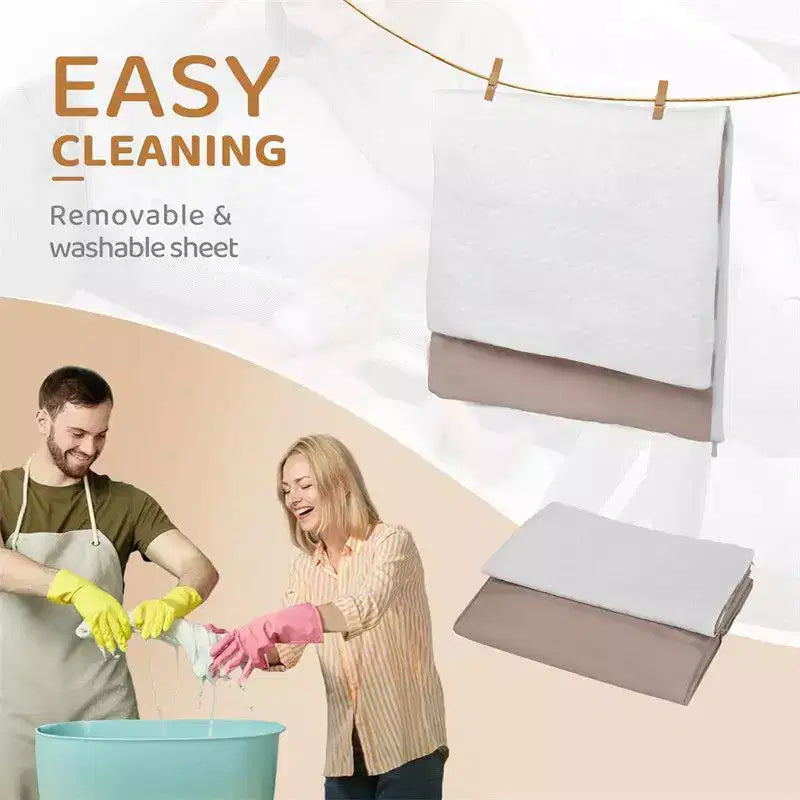 Cuna Moisés de Bebé 3 en 1 con Colchón y Sábana, Beige