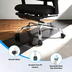 Silla de oficina profesional con respaldo alto, soporte lumbar ajustable, reposacabezas 3D, reposabrazos abatibles para trabajo de escritorio, capacidad de 300 lb, negra
