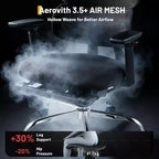 Silla de oficina profesional con respaldo alto, soporte lumbar ajustable, reposacabezas 3D, reposabrazos abatibles para trabajo de escritorio, capacidad de 300 lb, negra